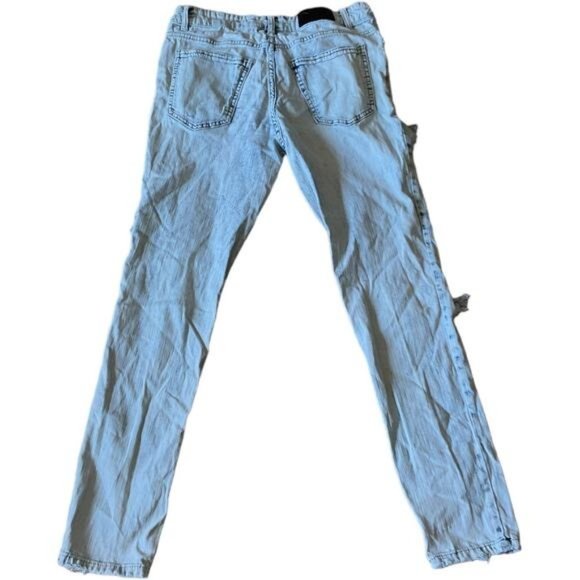 Original Use Distressed Light Wash Mens Size 30 Jeans - Picture 7 of 10